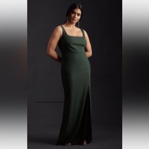 BHLDN CATARINA CREPE MAXI DRESS